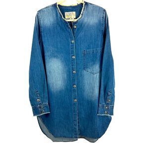 New Sandrine Rose X Free People Honored Original Demim Shirt/Dress